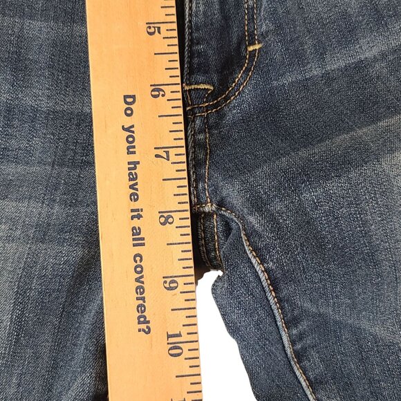 American Eagle Jeans Women 6 28x30 Low Rise Kick Boot Medium Wash VTG * - Picture 12 of 14